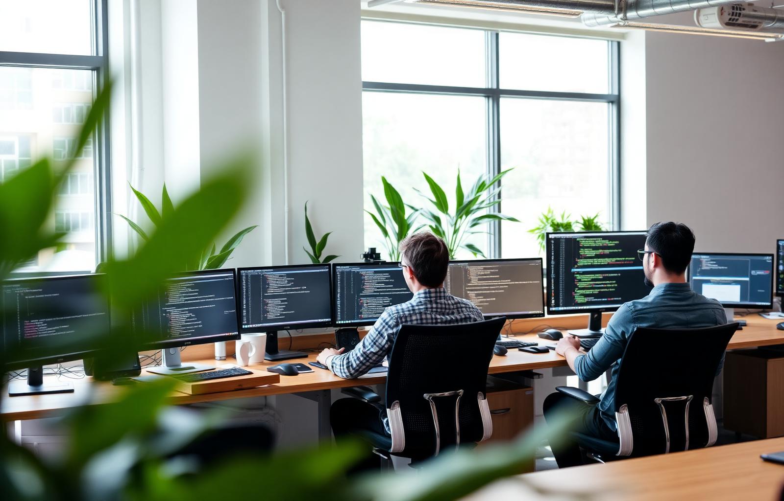 Zespół T3media przy pracy nad wdrożeniem TYPO3